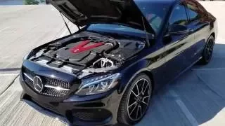 2016 Mercedes C450 / C43 AMG Review - Exhaust startup, drive, and tunnel sounds!