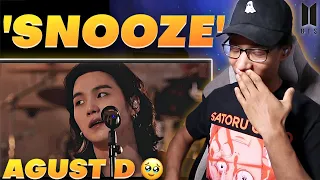 DON'T Sleep on This! BTS (방탄소년단) Agust D Ft. Ryuichi Sakamoto & WOOSUNG 'Snooze' (RAPPER Reaction)