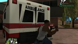 Doing paramedic missions, kinda | GTA SA