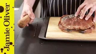 How To Prep Crab | Jamie's Comfort Food | Pete Begg