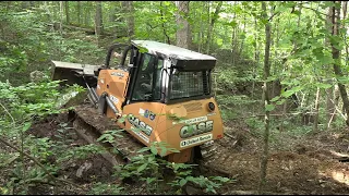 Cutting in NEW TRAILS with the dozer