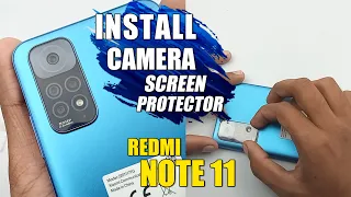 How To Install Camera Screen Protector Buy Now - Redmi Note 11