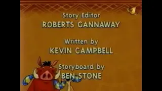 Timon And Pumbaa Credits (Russian) (Channel One Airing)