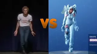 ALL NEW Fortnite Season 4 DANCES IN REAL LIFE (GROOVE JAM, ORANGE JUSTICE,HYPE)