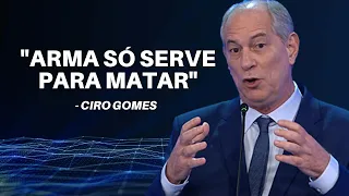 Ciro Gomes fala sobre política armamentista no Brasil