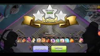 how to 3 star clashiversary challenge 1.Easily 3 STAR COC NEW EVENT