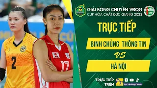 Tường thuật | BINH CHỦNG THÔNG TIN TTBP vs HÀ NỘI | Bảng Nữ - Giải bóng chuyền VĐQG cúp HCĐG 2024