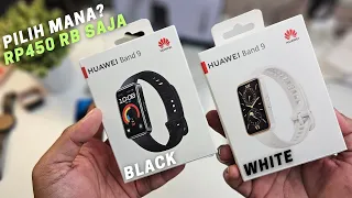 JAM MURAH BUAT TEMEN TIDUR - HUAWEI BAND 9 HITAM PUTIH