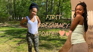 MY FIRST PREGNANCY UPDATE!! 🥺💕💙