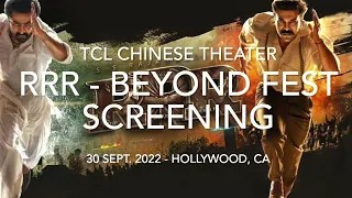 RRR- Hollywood Screening - Beyond Fest -  30 Sept. 2022 - with director S.S. Rajamouli introduction