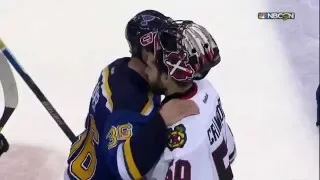 Blackhawks-Blues Handshake Line