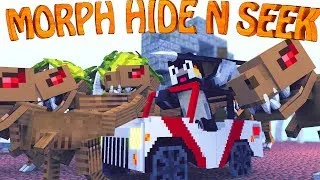 Minecraft Mods | MORPH HIDE AND SEEK - The Modded Games ep 7! (Morph Mod)