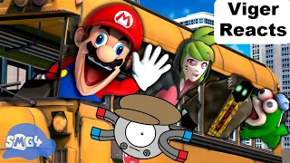 Viger Reacts to SMG4's "Mario's Bus Trip"