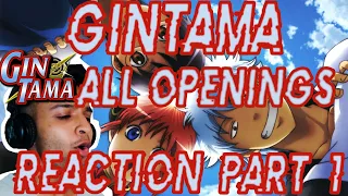 Gintama All Openings Blind Reaction (1-21) | Part 1