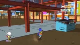 The Simpsons Game (Xbox 360) - Shadow of the Colossal Donut (Time Challenge)