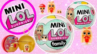 UNBOXING MINI L.O.L. Surprise Family Fashion Dolls Series 1 Toy Opening!