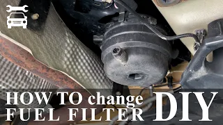 HOW TO replace FUEL FILTER and bleed the system (WITHOUT DIAGNOSTICS)