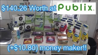 11/4 to 11/10 PUBLIX COUPONING $140.26 for (+$10.80) overage! 11/3 to 11/9 Publix Haul