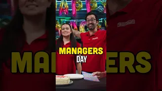 The WORST manager gets a celebration