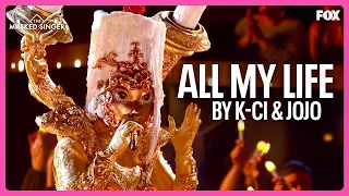 Candelabra Sings "All My Life" by K-CI & Jojo | Season 10 | The Masked Singer