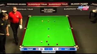 Judd Trump - Graeme Dott (Frame 3) Snooker Paul Hunter Classic 2013 - Round 6