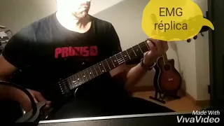 Pickup EMG réplica (Bridge) vs pickup epiphone original special 2 (neck)