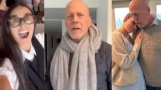 Bruce Willis Celebrates 68th Birthday With Family