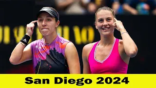 Jessica Pegula vs Marta Kostyuk Highlights | WTA San Diego 2024 | 3.2.2024