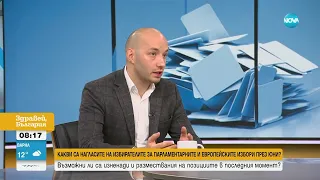 "Тренд" за нагласите преди вота: ГЕРБ-СДС водят с над 9% пред ПП-ДБ - Здравей, България (24.04.2024)