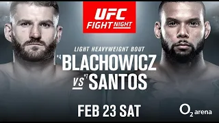 Thiago Santos vs Jan Blachowicz / Тиаго Сантос vs Ян Блахович