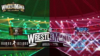 Roman Reings VS Cody Rhodes:Wrestlemania 39 Stage Concept & Pyro Animation