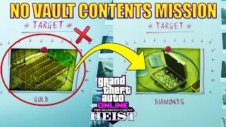 CHANGE Casino Heist Target to ANYTHING (Post Chop Shop DLC) Without Redoing Vault Contents Mission