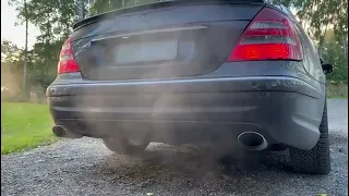 Mercedes-Benz E500 W211 M113 Simons Exhaust sound