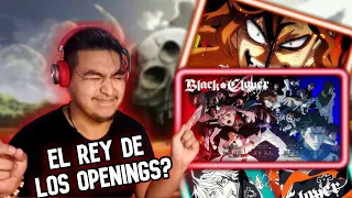 REACCIONANDO A TODOS LOS OPENINGS DE BLACK CLOVER (1-13) Tiene los mejores Op