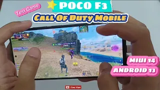 POCO F3 Call Of Duty Mobile Test MIUI 14 Android 13 | 20v20 | Handcam