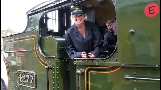 Dartmouth Steam Railway. Laura's steam train ride. #traindriver #ladytraindriver