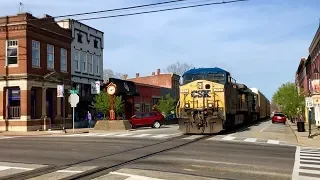 Goodbye Street Running Trains!  Reroutes Have Started!  LaGrange Kentucky Street Running Trains!