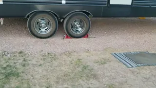 How NOT to Chock wheels on RV trailer | 100k rig gone