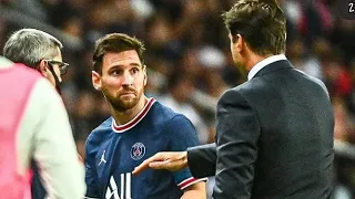 messi refuses to shake hands with pochettino