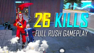 Badge99 Unstoppable Rush Gameplay 26 Kills - Garena Free Fire