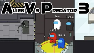 Among Us Alien vs. Predator 3 | Among Us Animation