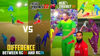 Top 5 Differences Between Real Cricket 24 and Real Cricket 22🔥 | Real Cricket 24 Official Trailer