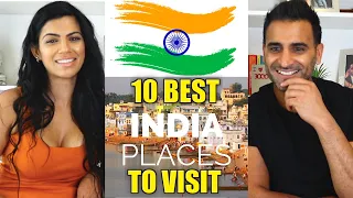 10 BEST PLACES TO VISIT IN INDIA - Travel Video REACTION!!!