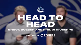 Brock Boeser and Phil Di Giuseppe - Head to Head