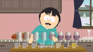 Randy Marsh Chugging beer