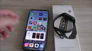 Как подключить Xiaomi Smart Band 8 к телефону  Mi Band 8