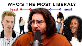 HasanAbi reacts to 5 Liberals RANK Themselves