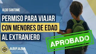 🔴 PERMISO DE VIAJE PARA NIÑOS AL EXTRANJERO │AUTORIZACIÓN DE VIAJE AL INTERIOR O EXTERIOR DEL PAÍS