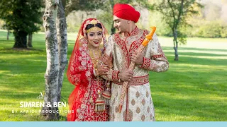 PUNJABI WEDDING FILM 2023 | SIMREN & BEN | PUNJABI | AFRIDI PHOTOGRAPHY | SOUTHAMPTON