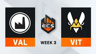 Valiance vs Vitality - Map 1 - Dust 2 (ECS Season 7 - Week 3 - DAY3)